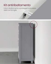 Storage Islands & Carts - Grey - View 7