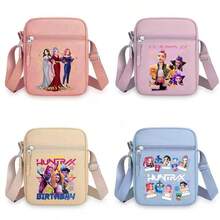 K-Pop Demon Hunter New Cartoon Print Crossbody Bag, Casual Cute Shoulder Bag For Girls & Boys - Multicolor - View 2