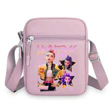 K-Pop Demon Hunter New Cartoon Print Crossbody Bag, Casual Cute Shoulder Bag For Girls & Boys - Multicolor - View 3