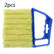 1/2支装手持式门窗轨道双面清洁刷，窗台清洁刷，百叶窗除尘器，缝隙清洁刷 - 多色 - 查看 12