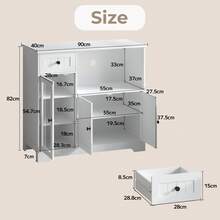 Buffet e credenze - Bianco - Visualizzare 3