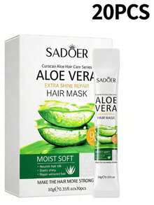 20片装芦荟发膜 - 一次使用即可滋养、柔顺、亮泽秀发，是扁塌头发洗后必备佳品 - 彩色 - 查看 13