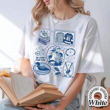 1PC Women's Plus Size Valentines Shirt We Didn't Even Kiss Shirt , Couple Heated Rivalry Tshirt, Hockey Romance Book Tshirt, Hot Book Movie Fan Gifts - trắng - Xem 8