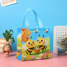 24pcs/12pcs/4pcs Bee Themed Gift Bags, Made Of Non-Polypropylene Material With Sturdy Non-Paper Handles, Cute Birthday Party Supplies, Bulk Party Favors, Baby Shower, Easter Gifts Packaging - Multicolor - View 7