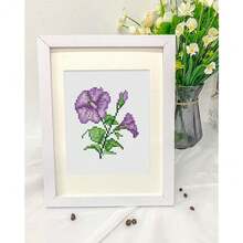 PeakLuv 12 Pcs Mini Diamond Art Kits Flowers, Plant Small Diamond Painting Kits For Adults Beginners, DIY Square Drill Flowers Small Gem Art 1-Hour Painting For Home Desktop Decor, 6X7in - 花朵2 - 查看 9