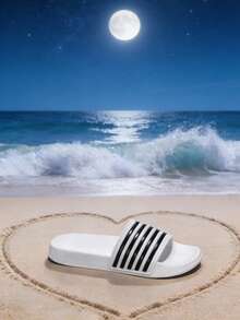 Pantuflas para el hogar de 4 estaciones, pantuflas de moda casual, pantuflas de espuma, suaves y cómodas, pantuflas para parejas, pantuflas de baño para interiores, pantuflas casuales para exteriores y playa, pantuflas de piscina, pantuflas deportivas, sandalias slip-on