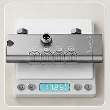 12英寸壁挂式雨淋花洒和手持花洒龙头套装，带钢琴键控制 - 淺灰色 - 查看 8