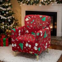 Chair Covers - Red Sole Christmas Print - View 5