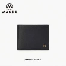 Men's Wallet Men's High-End Fashion Multi-Card Slot Card Holder Large Capacity Coin Purse Wallet Men's - 002黑 - 查看 7