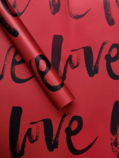 10pcs/Bag Valentine's Day LOVE Rose Paper, Flowers Bouquet Wrapping Gift Paper, Tissue Paper, Decor Supplies, Gift Packaging, Weddings Wrap