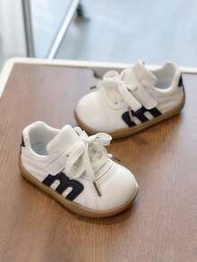 1双儿童轻便防滑软底跑步运动鞋，春秋季 - 黑色 - 查看 2