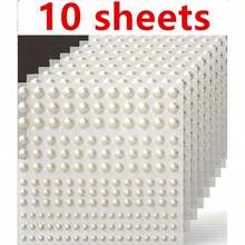 165颗自粘珍珠贴纸，4种尺寸，适用于化妆、珠宝、面部、身体、指甲、头发、手机艺术工艺装饰，是理想的万圣节和节日礼物。