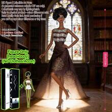 12.6 Inch 1/6 Scale MJD/BJD Super Model Doll, 12-Joint Ball-Jointed Articulated Posable, Exquisite Realistic Makeup Smooth Skin Fluffy Hair, DIY Outfit-Friendly, Premium Holiday Souvenir Birthday Christmas Valentine's Gift, Collector-Grade Display Ornament (Doll Only, No Clothes) - DollOnlyNoAttire - View 21