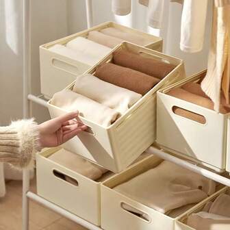 1 st. expanderbar förvaringslåda, multifunktionell hopfällbar sminkorganisatör, bärbar förvaringslåda för underkläder och strumpor, justerbar storlek, platsbesparande, lämplig för sovrum, skåp, badrum, kök, studentrum, smink, kläder, kontorsmaterial, leksaker, snacks, högtidsartiklar, presenter