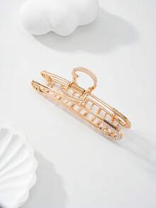 1pc Women's Minimalist & Versatile Zinc Alloy Hair Accessory, Suitable For Casual Everyday Wear Elegant Hair Claws Fashion Hair Accessories Casual Claw Clip Women Hair Clips - Multicolor - View 2