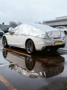 Extra Large & Long Car Cover, All-Season Universal Dust, Snow, Sun Protection Car Cover, Sun Shade, Winter Frost Protection, Summer Sun Protection, Car Accessories, Tire Cover, Car Necessity - Upgraded and Thickened Version - Multiple Colors - View 6