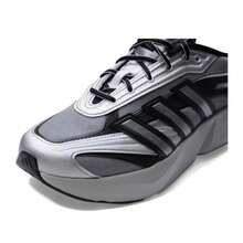 Adidas 男士跑步鞋，舒适休闲鞋，LIGHTBLAZE GLOW 日常缓震运动鞋 HQ7451 - 金屬銀/一號黑/淺灰 - 查看 7