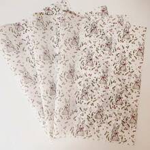 10张/20张半透明薄纸，印有复活节兔子和蝴蝶结图案 - 20*14英寸礼品包装纸，适用于花束包装、礼品填充、生日包装、情人节、母亲节、婚礼、复活节等场合，复活节兔子图案 - 彩色 - 查看 9