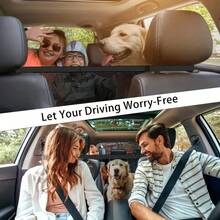 车载宠物隔离网、车载宠物隔离防护网、车载围栏、猫狗防护网、车内安全屏障网 - 彩色 - 查看 2