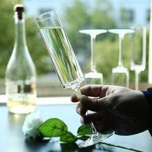 1/2/4/6/12 Stücke Acryl Sektgläser, 6 Oz (170,1 ml) klare Sektgläser, bruchsicher und wiederverwendbar, aus hochwertigem, strapazierfähigem Material, geeignet für Whiskey, Wein, Cocktails, Saft und Desserts. Ideal für Geburtstag, Jahrestag, Bridal-Shower, Hochzeit, Silvesterparty - transparent - Übersicht 8