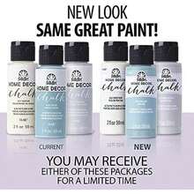 FolkArt Home Decor Chalk Furniture & Craft Paint In Assorted Colors, 2 Oz, White Adirondack - / - View 2