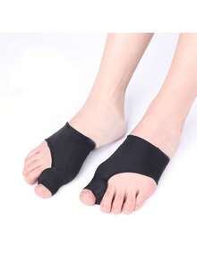 زوج من جوارب فاصل الأصابع، فاصل الإبهام مع وسادات جيل، فاصل أصابع القدم عالي المرونة، مريح وقابل للتنفس، دعم القدم نهارًا وليلاً - متعدد الألوان - مشاهدة 6