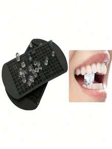 1 pieza Molde de bandeja de cubitos de hielo de silicona, 160 cubitos de hielo pequeños de fácil liberación y enfriamiento rápido, contenedor de almacenamiento apilable, duradero y suave - Multicolor - Ver 4