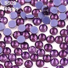 SS6 2mm-SS12 3mm，1440颗/包；SS16 4mm，720颗/包；SS20 4.8mm，360颗/包；SS30 6.4mm，288颗/包；圆形平底玻璃水晶水钻，多色水晶宝石，DMC热熔珠，适用于DIY美甲、服装、包包、鞋子、工艺品、闪亮美甲贴纸装饰