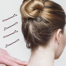 220 Brown Mini Wavy Bobby Pins 1 38 Inch With Storage Box For Updos - Màu nâu, 1,38 inch - Xem 3