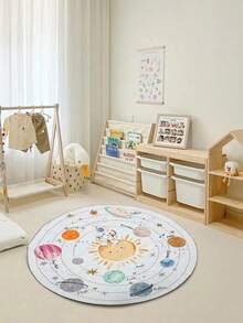 1 buc. Covor cu design de fotbal, covor decorativ pentru casă, bordură rafinată, prietenos cu pielea și confortabil, inodor, covor lavabil pentru living, dormitor, baie, birou, dulap