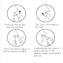 7件套硅胶鼻夹增高器 - 美鼻夹 - 鼻梁提拉塑形器，鼻夹塑形器，鼻提拉胶带，美容配件，面部轮廓修饰，隐形塑形，无缝设计，耐用夹子，柔韧设计，面部提拉工具，美容用户，自我护理必备，鼻子 - 彩色 - 查看 4