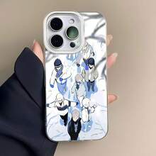 Funda para teléfono Winter Walk Adventure Compatible con fundas para teléfonos   17  16 Pro Max  15 Pro Max  13 y  12 Fabricada en material TPU que proporciona protección contra golpes y caídas Un gran regalo para familiares, amigos, amantes, novios/novias y el Día de San Valentín - Blanco - Ver 3
