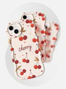 Autumn-Winter Falling Leaves Cherry Wave-Edge Shockproof Phone Case, Compatible With Apple 17/17Pro/17ProMax/16/15/11/12/13/14 Pro Max/Xs/Xr/11 Pro/11 Pro Max/12 Pro/12 Pro Max/13 Pro/13 Pro Max/7 Plus/14 Pro/14 Pro Max/14 Plus/8 Plus/SE2, Galaxy S21 5G/S21 FE 5G/S21 Ultra 5G/S22/S22 Ultra/S22+/S23 Ultra/S23/S23+/S24/S24+/S24 Ultra/S24FE/S25/S25+/S25 Ultra, Redmi Note, OPPO, Vivo, Honor,