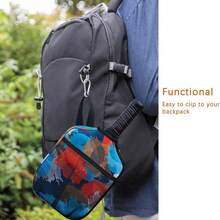 1pc Pickleball Bag With Net Pocket, Handles And Zipper Closure, Suitable For Most Pickleball Rackets - Black - View 4