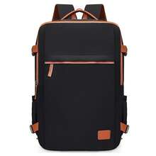 女士背包，女士大容量旅行背包，通勤/上课背包，时尚电脑包，短途商务旅行行李包，符合瑞安航空、威兹航空等航空公司规定的旅行背包 - 彩色 - 查看 15