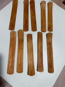 1pc Wooden Incense Burner Gifts Birthday Graduation - Mustard Yellow - View 12