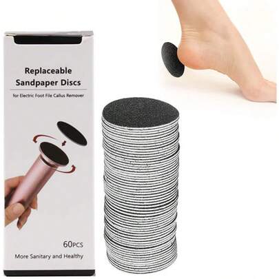 Discos de lija, Discos de lija en grano, Grano, Accesorios para lima eléctrica de pies, Herramienta para eliminar callos y piel dura