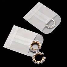 60/50/30/10 Translucent Mini Envelopes For Jewelry, Self-Sealing Paper Bags For Rings, Necklaces, Earrings, Seed Storage, And Coin Protection, Coin Storage | Clear Packaging | Self-Sealing Envelopes - Multicolor - View 4