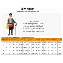 Boys' Cool And Handsome Roman Warrior COS Costume, Red Cape, Birthday Party, Festival Party, Photo Taking, Role-Playing Costume, Theme Party, Cos Costume - Multicolor - View 5
