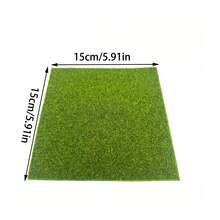 5pcs Reusable Small Pet Lawn - Suitable For Hamsters, Guinea Pigs, Used For Decorating Hamster Cages, Artificial Grass, Suitable For Hamsters, Mice, Small Pet Habitats - Multicolor - View 3