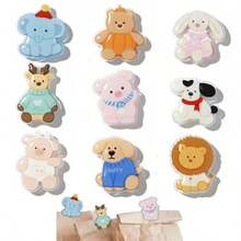 9 PCS Bag Clips For Food Storage Cute Chip Clips Funny Animal Shaped Sealing Clip Snack Bags Sealer Acrylic Bags Clamps Airtight Bag Chip Clip For Kitchen Pantry Fridge Use - 彩色 - 查看 8