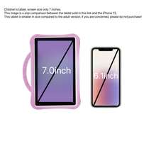 7-calowy, nowy tablet dla dzieci z kreskówkową grafiką, najnowszy silikonowy futerał antypoślizgowy, ulepszona pamięć RAM 4 GB + 64 GB pamięci ROM, duża pojemność baterii 4000 mAh, dłuższy czas pracy na baterii, najnowszy system Android 13.0, płynna praca, dwa aparaty HD do robienia wyraźnych zdjęć, funkcja kontroli rodzicielskiej zapobiegająca uzależnieniu, wielofunkcyjny tablet z kreskówkową grafiką, odpowiedni do nauczania w szkole i edukacji domowej, prezent noworoczny, prezent urodzinowy, prezent na powrót do szkoły - Wielokolorowe - Zobacz 4