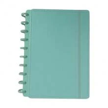 Smart Notebook A4 Black Planner Diary Detachable Refill Removable Discs Study Cover - Cyan - View 1