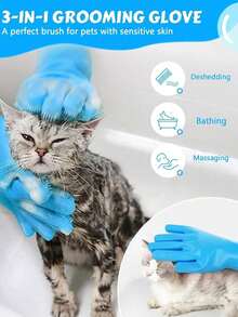 1pc Cat Bathing Bag, Cat Grooming Tool, Nail Clipper, Pet Cleaning Supplies, Anti-Scratch Anti-Bite Bathing Bag