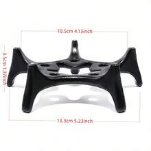 1pc 13cm Cast Iron 5-Pointed Star Teapot Trivet, Heat Insulation Pad, Teapot Stand Accessory - Black - View 2