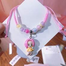 K-POP 女团 Lumi 电影同款手链，韩国明星 Lumi 电影同款周边，独特设计，可爱卡通手链，生日节日配饰，礼物 - 彩色 - 查看 10