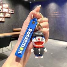 Cross-Border Cartoon Keychain Pendant Cute Ding Dong Cat Plush Car Keychain Bag Gift Wholesale - 黑色 - 查看 13