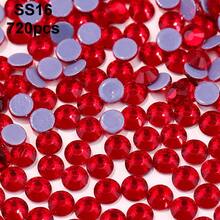 SS6 2mm-SS12 3mm，1440颗/包；SS16 4mm，720颗/包；SS20 4.8mm，360颗/包；SS30 6.4mm，288颗/包；圆形平底玻璃水晶水钻，多色水晶宝石，DMC热熔珠，适用于DIY美甲、服装、包包、鞋子、工艺品、闪亮美甲贴纸装饰