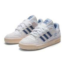 Adidas Women's FORUM LOW CL W Casual Sneakers, Lightweight And Comfortable Daily Wear KJ4299 - Grayish White/light Blue/soft Ink Blue - View 3