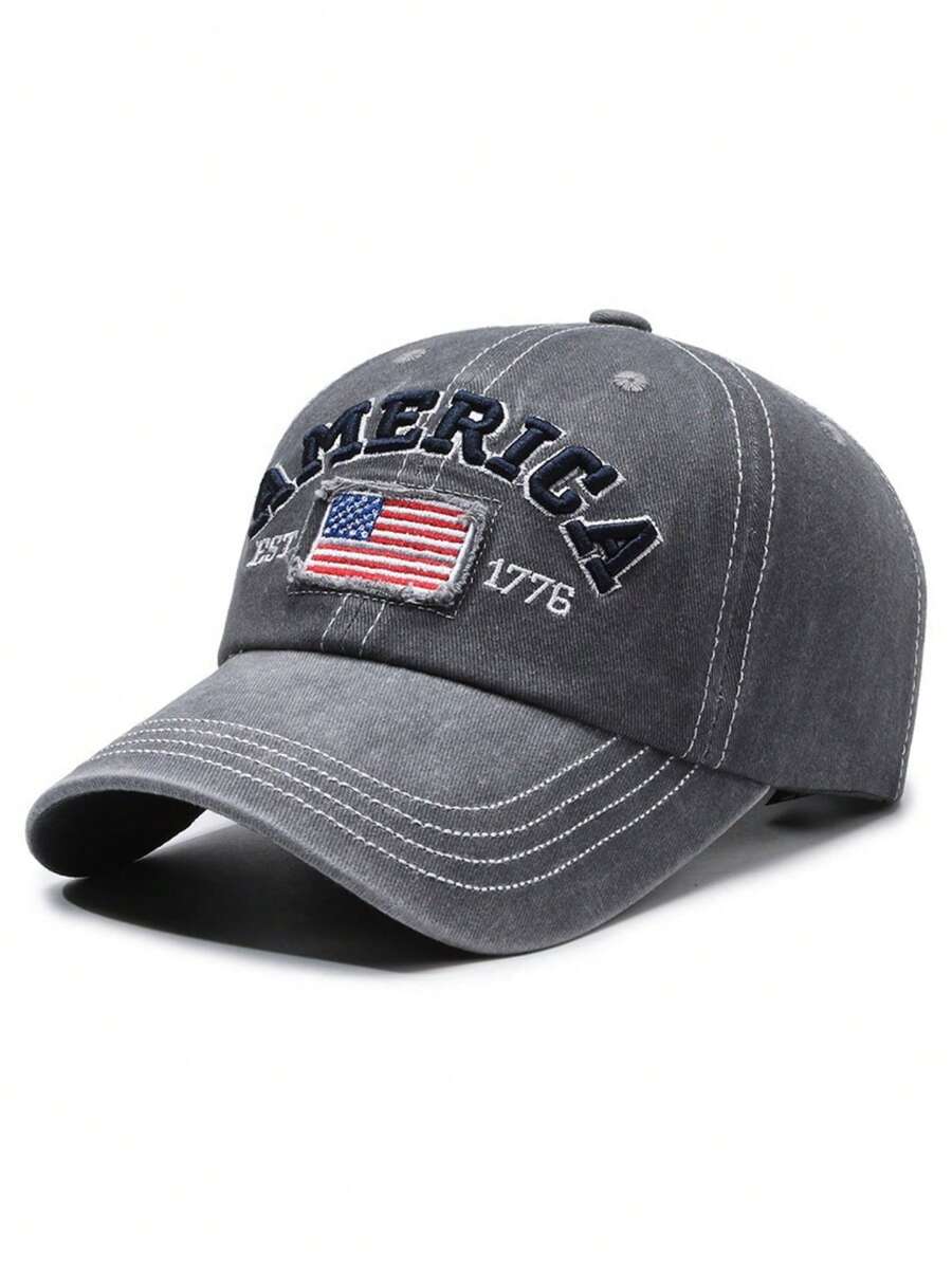 Baseball Caps - Grey - View 1
